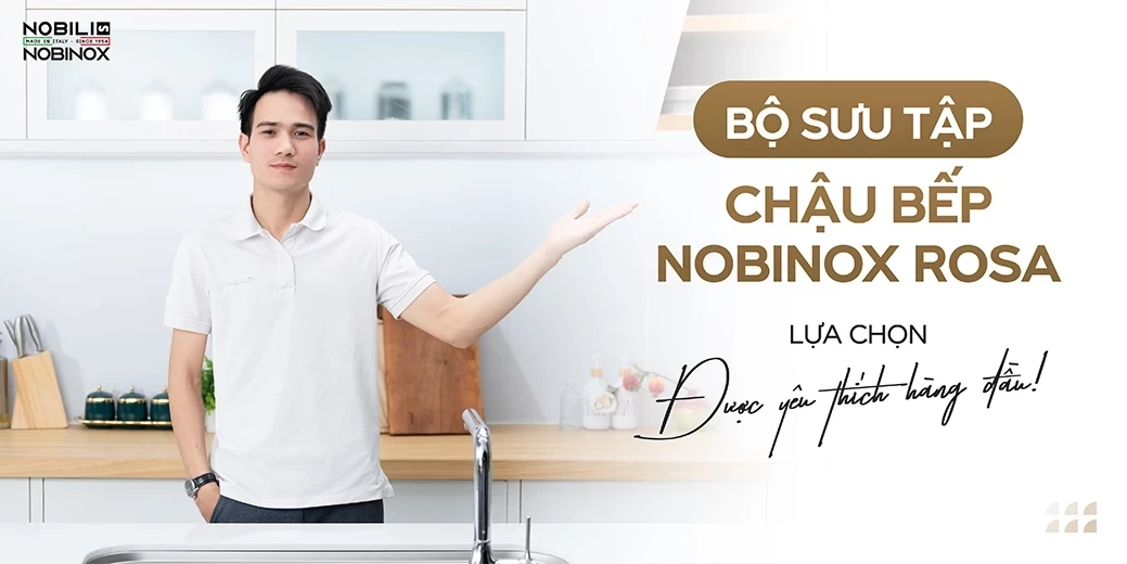 BỘ SƯU TẬP CHẬU BẾP NOBINOX ROSA ... - image 1