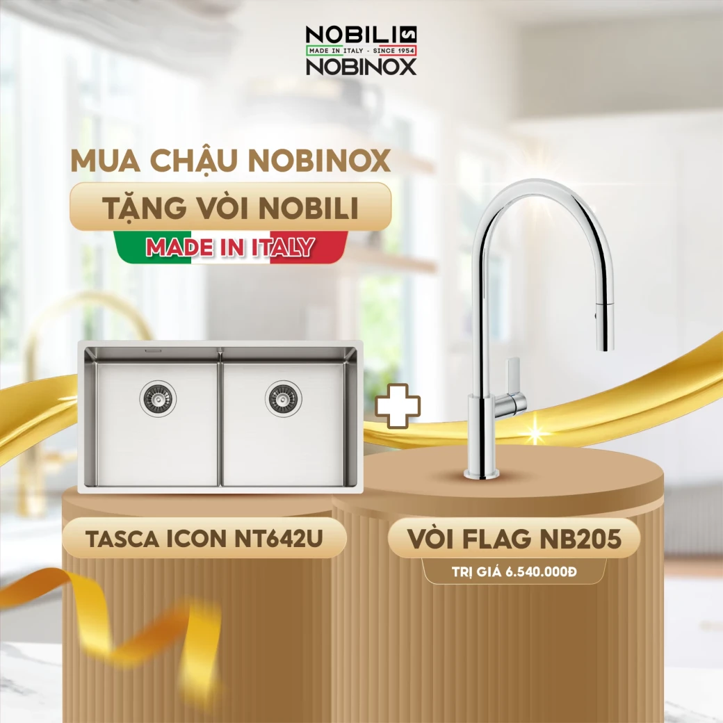 [Khuyến Mãi Tháng 4] Mua Chậu Rửa Bát Nobinox – Tặ... - image 8