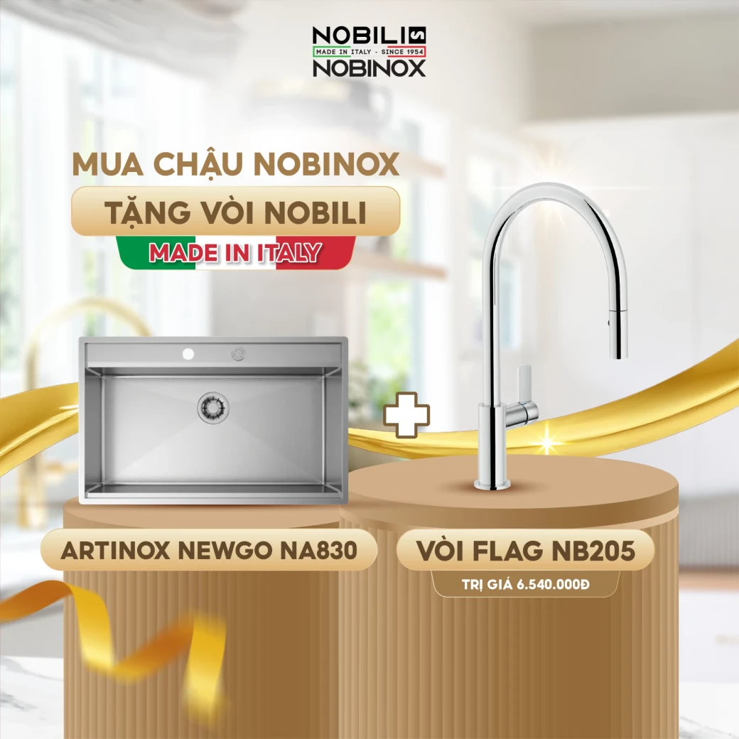 [Khuyến Mãi Tháng 4] Mua Chậu Rửa Bát Nobinox – Tặ... - image 15