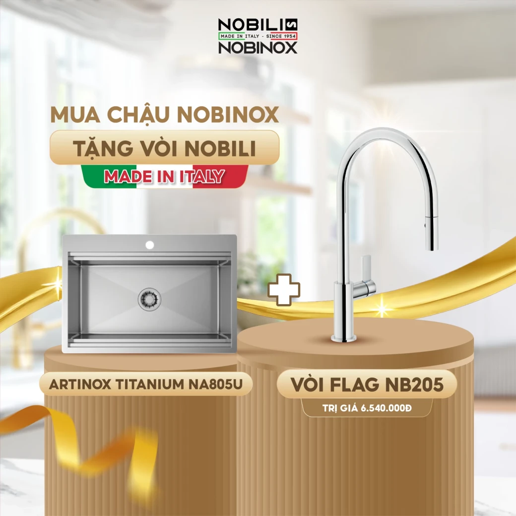 [Khuyến Mãi Tháng 4] Mua Chậu Rửa Bát Nobinox – Tặ... - image 12