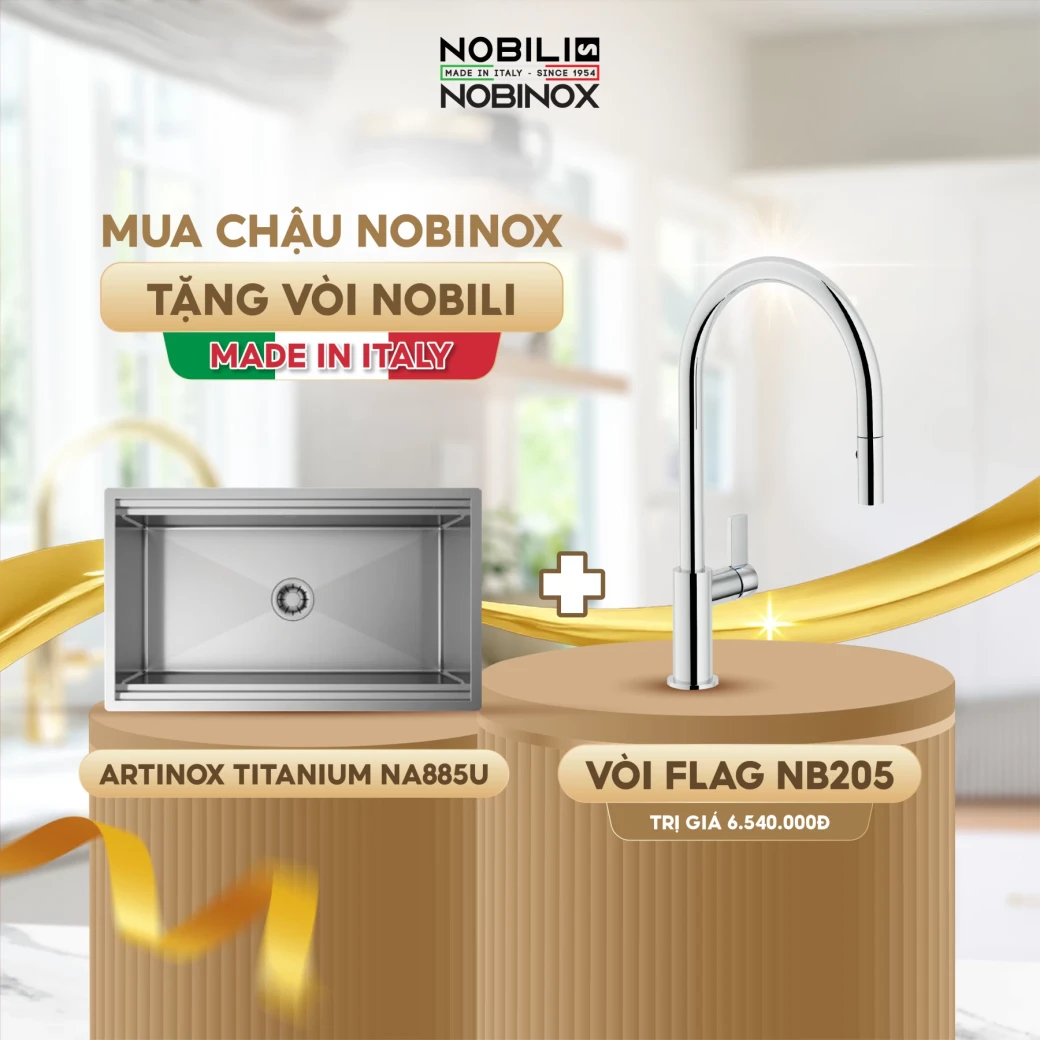 [Khuyến Mãi Tháng 4] Mua Chậu Rửa Bát Nobinox – Tặ... - image 14