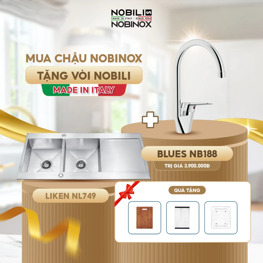 [Khuyến Mãi Tháng 4] Mua Chậu Rửa Bát Nobinox – Tặ... - image 32