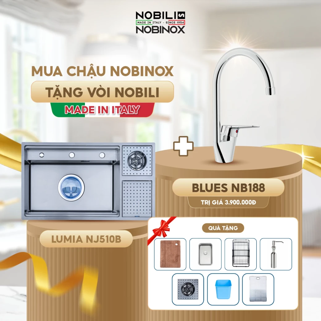 [Khuyến Mãi Tháng 4] Mua Chậu Rửa Bát Nobinox – Tặ... - image 27