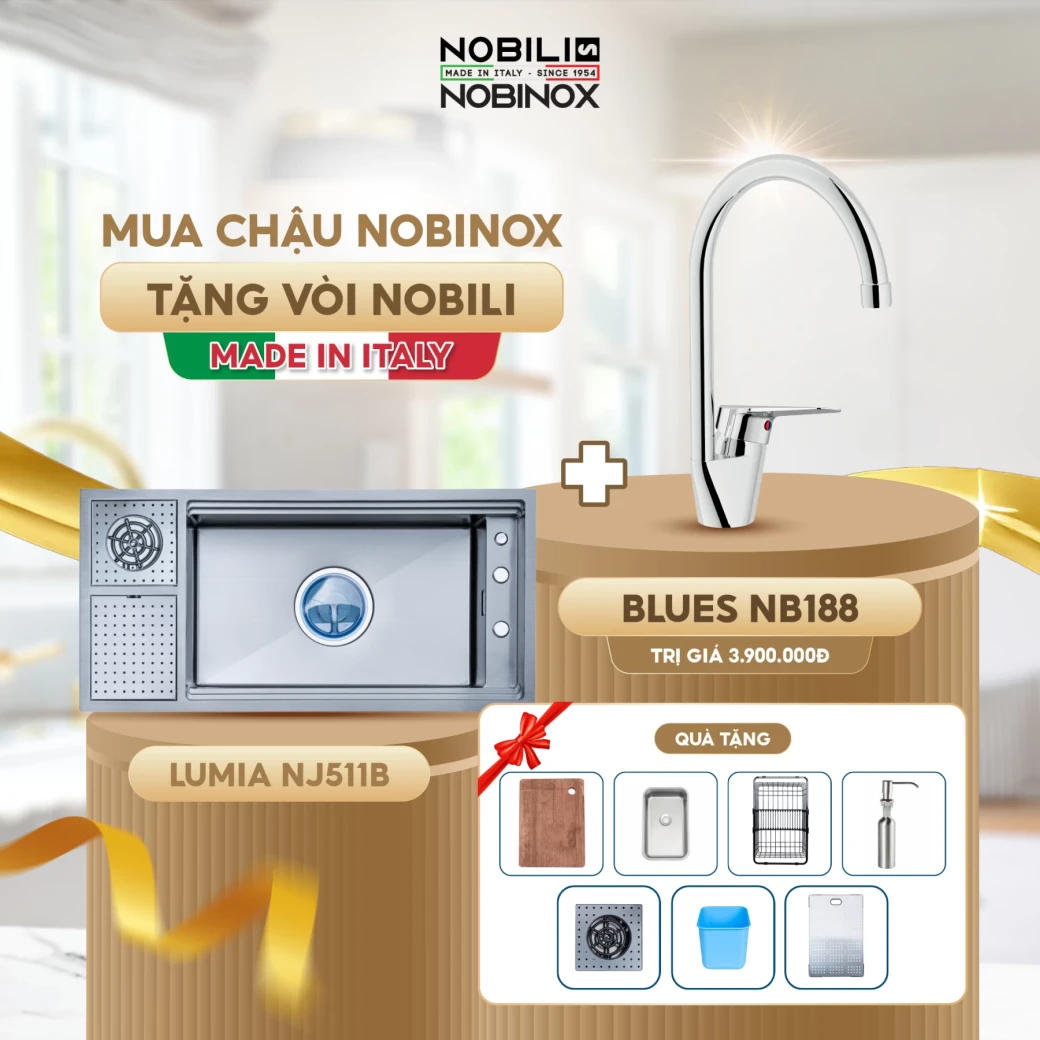 [Khuyến Mãi Tháng 4] Mua Chậu Rửa Bát Nobinox – Tặ... - image 28