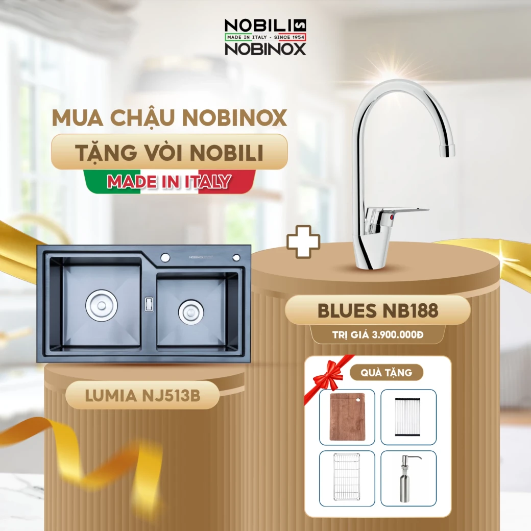 [Khuyến Mãi Tháng 4] Mua Chậu Rửa Bát Nobinox – Tặ... - image 30