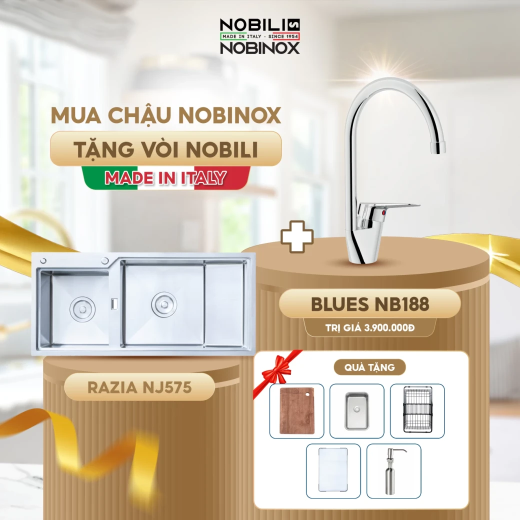 [Khuyến Mãi Tháng 4] Mua Chậu Rửa Bát Nobinox – Tặ... - image 31
