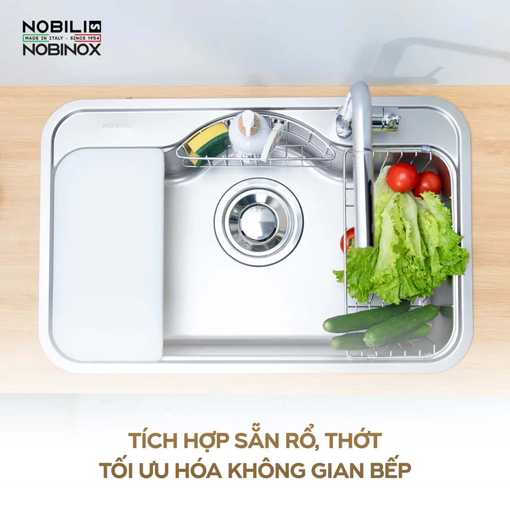 Vì sao chậu bếp NOBINOX ROSA NN975D 