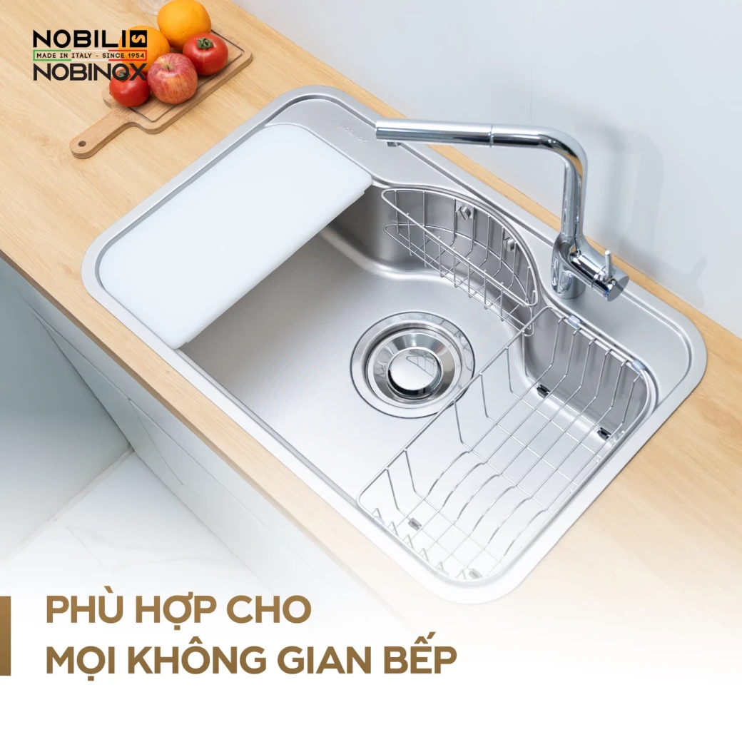Vì sao chậu bếp NOBINOX ROSA NN975D 