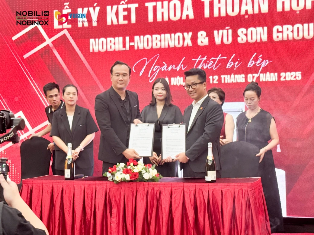 Nobili - Nobinox ký kết cùng Vũ Sơn Group