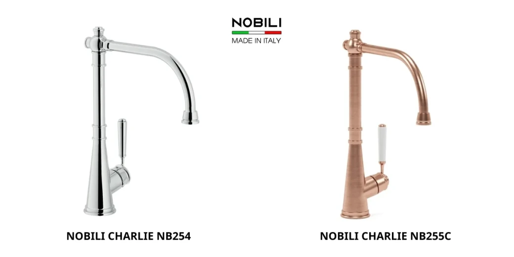 Charlie – dòng vòi cần cứng tân cổ điển của Nobili
