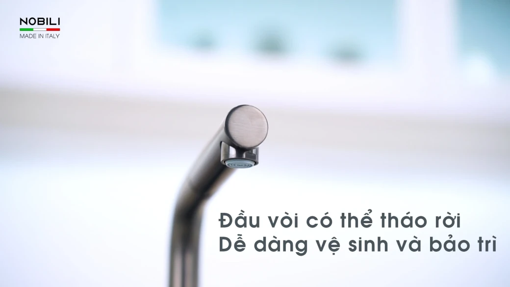 Điểm nổi bật của vòi rửa bát dây rút NOBILI MANIA NB216LTB