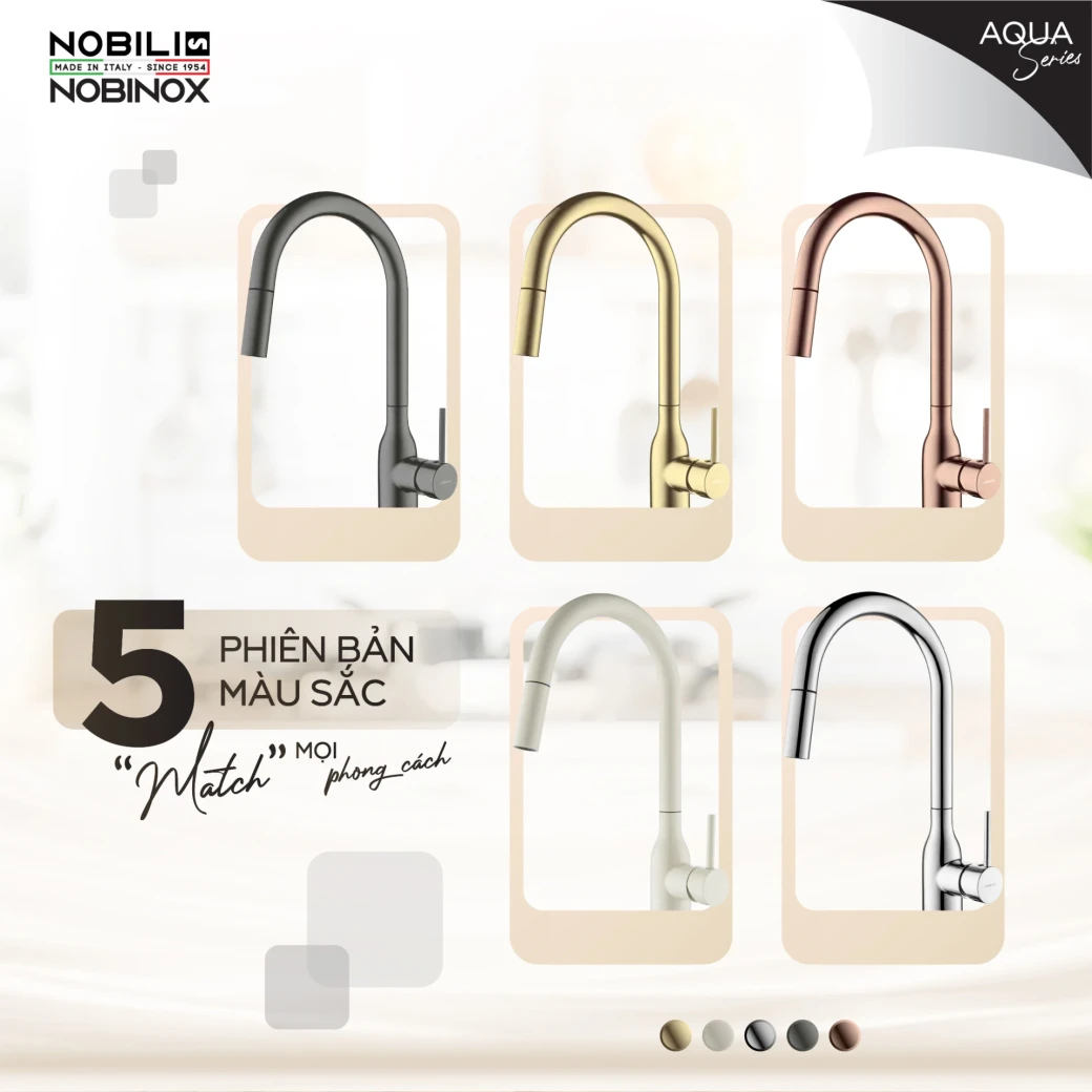 Bộ sưu tập vòi rửa bát NOBINOX AQUA ... - image 4
