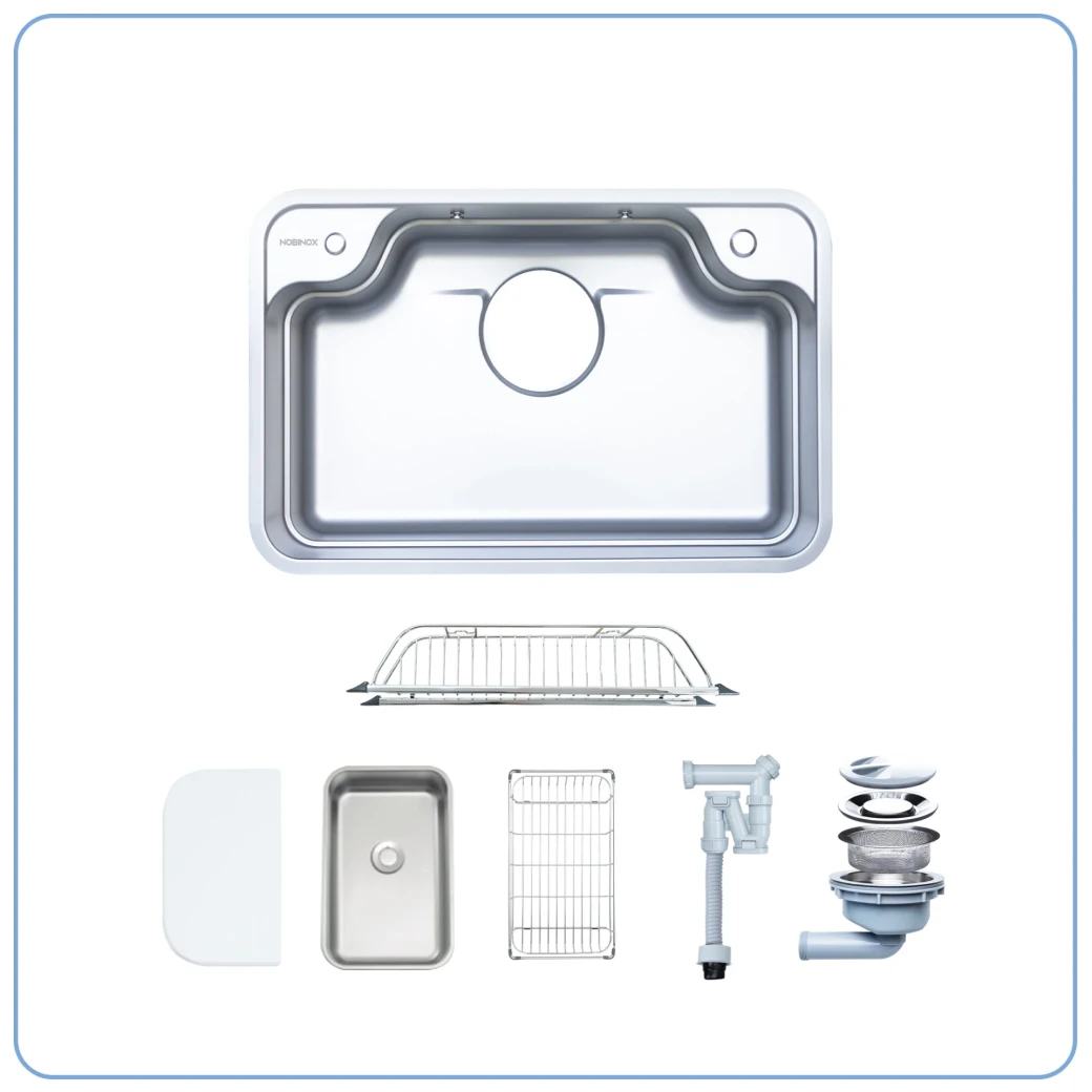 Chậu Rửa Bát 1 Hố NOBINOX ARVO B370