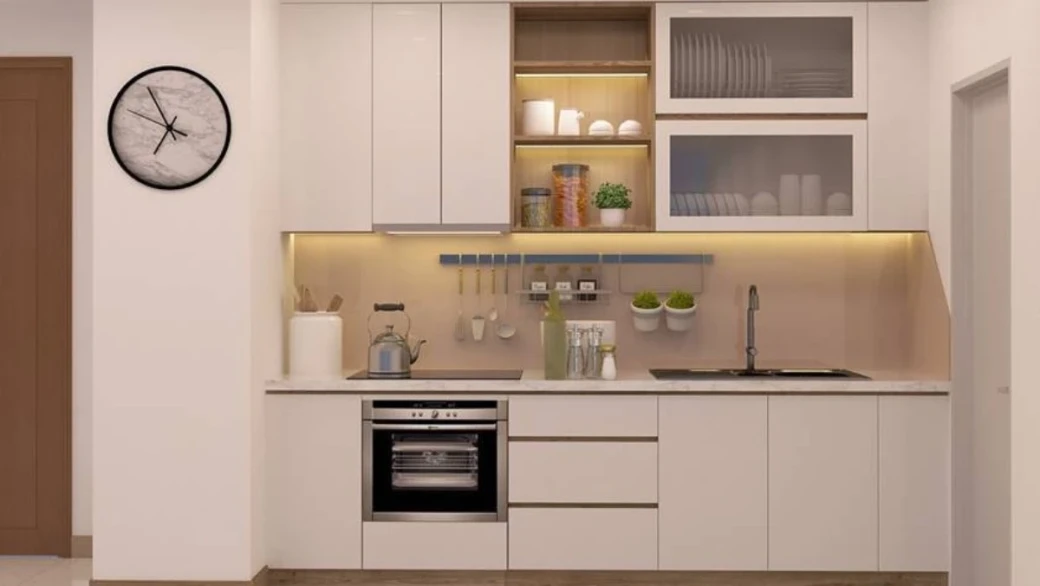 Vị trí lý tưởng đặt chậu rửa bát cho bếp chữ i