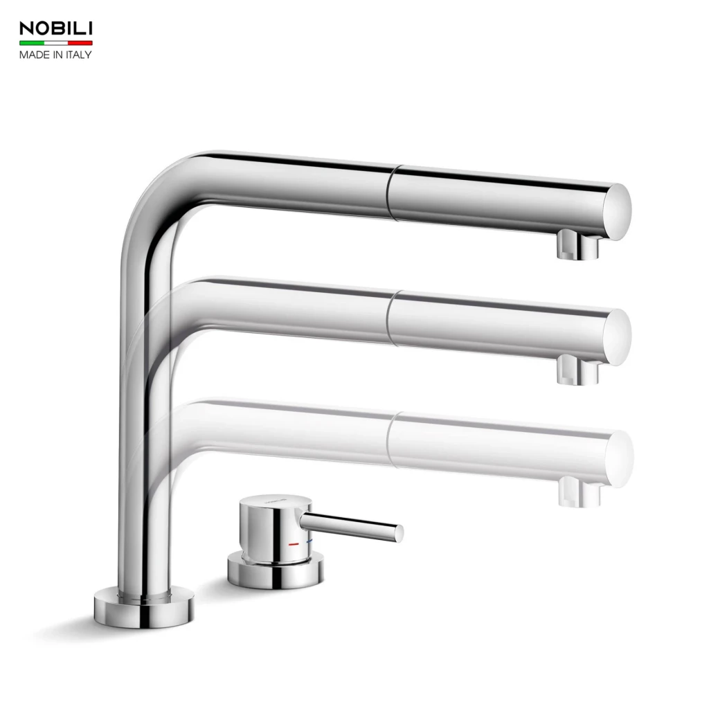 Vòi rửa bát dây rút Nobili TABLE NB242 - Made in Italy