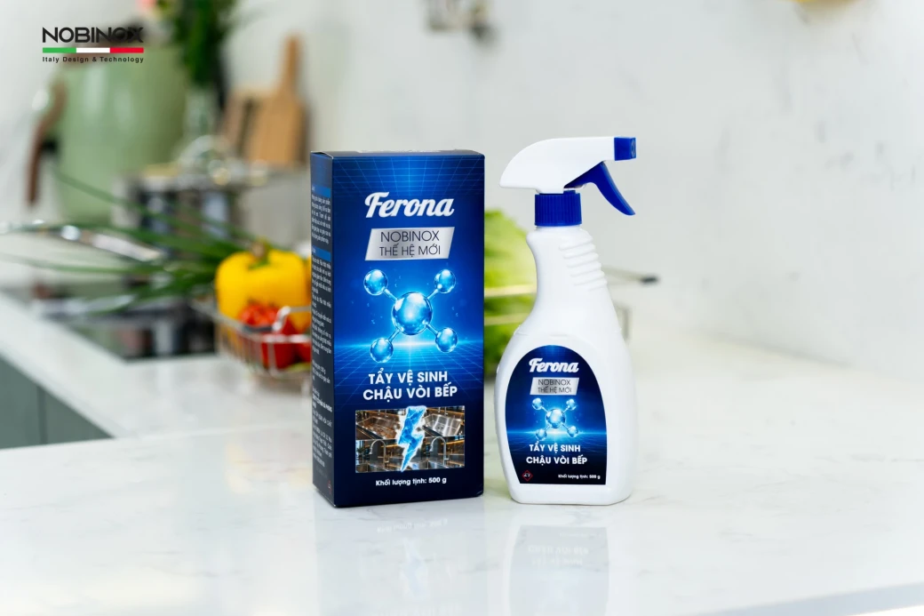 Chai dung dịch tẩy rửa chuyên dụng Ferona NOBINOX