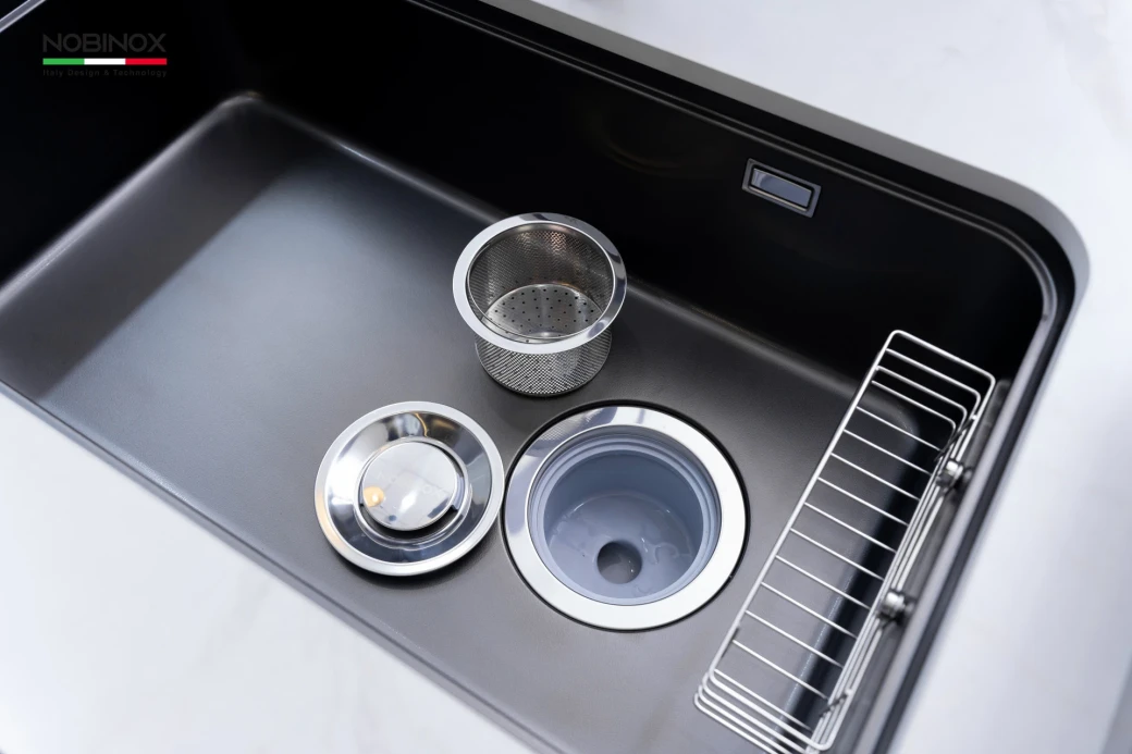 Chậu rửa bát 1 hố NOBINOX NOVA A284B