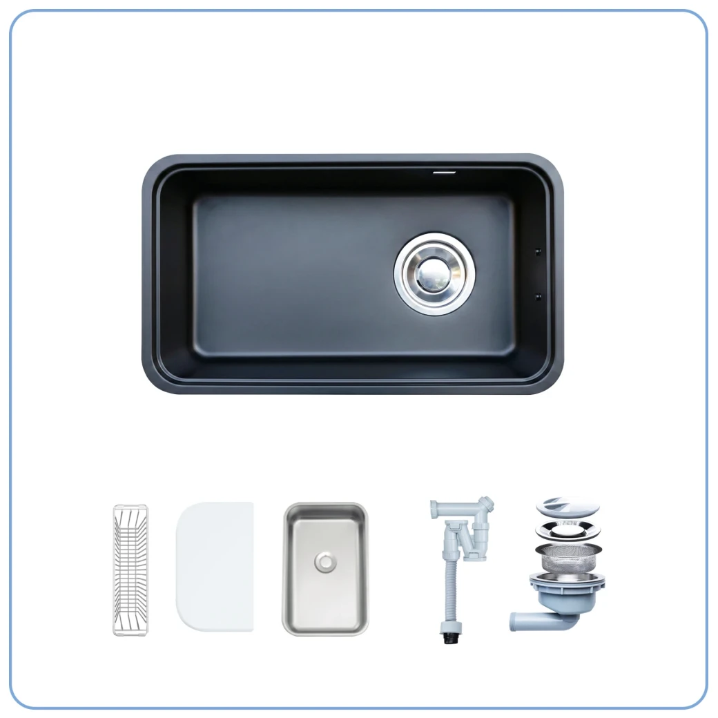 Chậu rửa bát 1 hố NOBINOX NOVA A284B