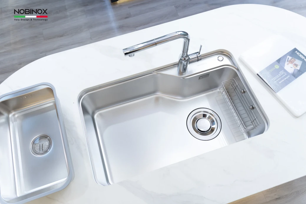 chậu rửa bát 1 hố HARI PLUS 8250R