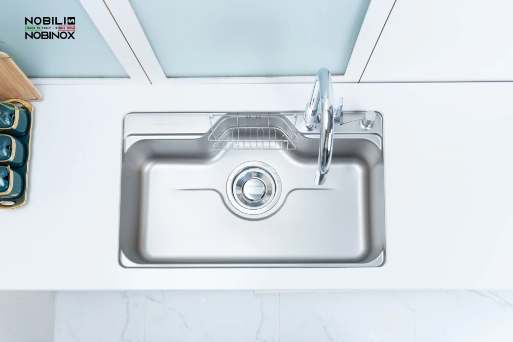 CHẬU RỬA BÁT 1 HỐ NOBINOX LIKEN NL725D... - image 1
