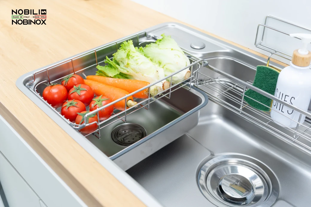 CHẬU RỬA BÁT 1 HỐ NOBINOX LIKEN NL792D... - image 8