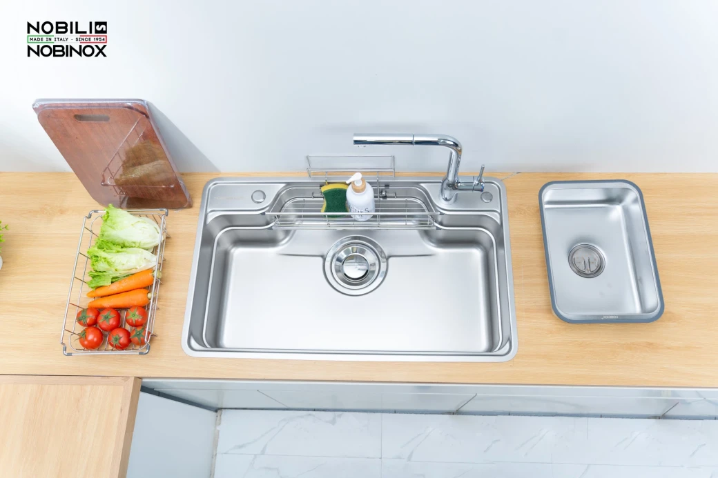 CHẬU RỬA BÁT 1 HỐ NOBINOX LIKEN NL792D... - image 1