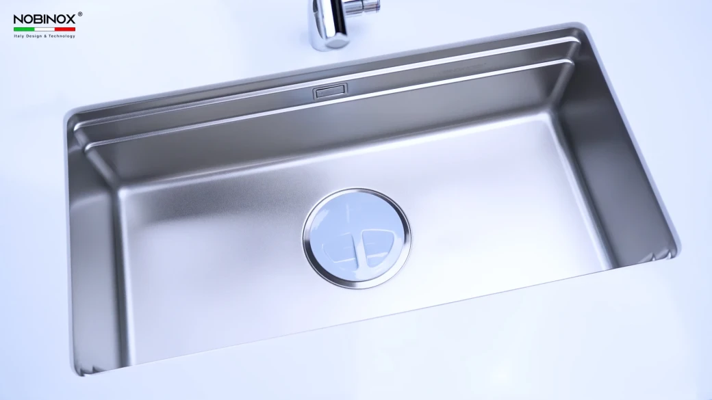 CHẬU RỬA BÁT 1 HỐ NOBINOX LIRA NJ566D... - image 2