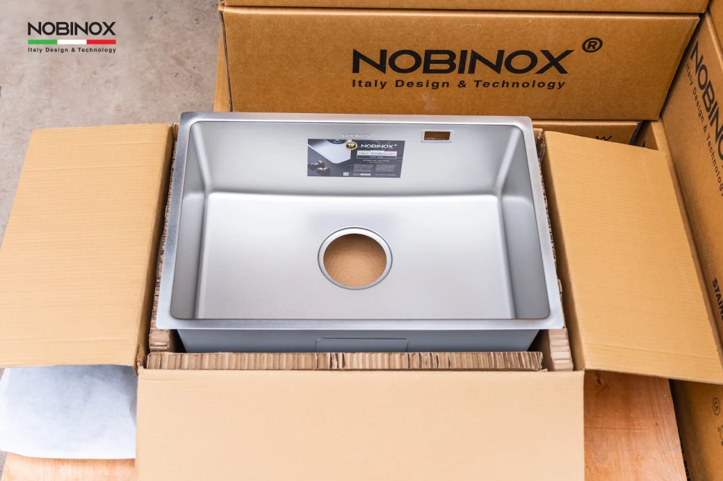 CHẬU RỬA BÁT 1 HỐ NOBINOX LISA NN645S... - image 1