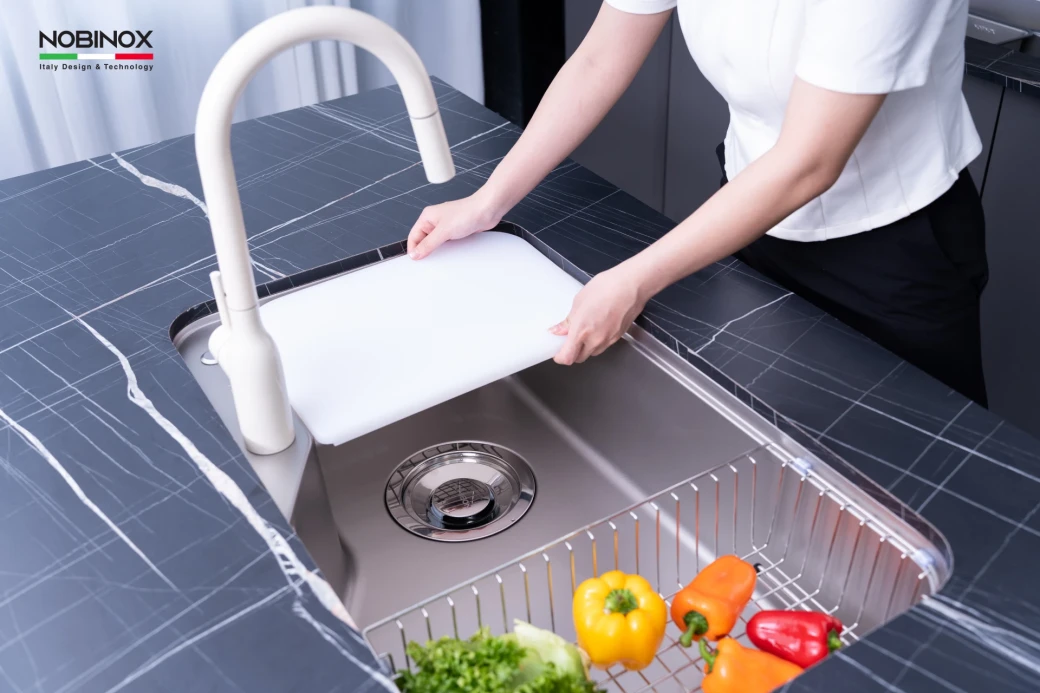 Chậu rửa bát 1 hố NOBINOX MONO VA200