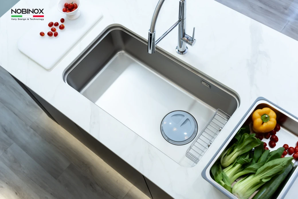 Chậu rửa bát 1 hố NOBINOX MONO VA203M