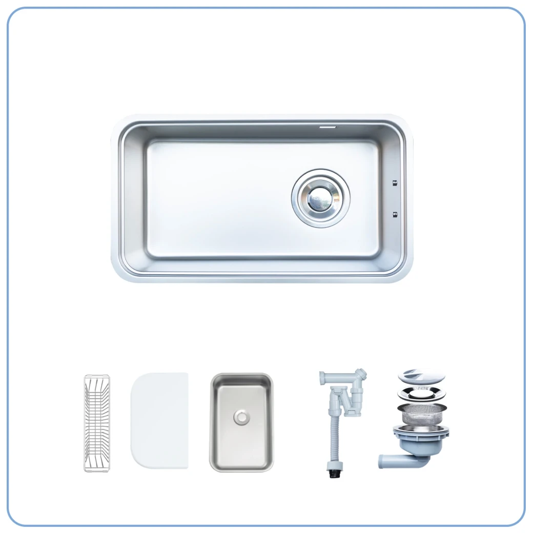 Chậu rửa bát 1 hố NOBINOX NOVA A283D