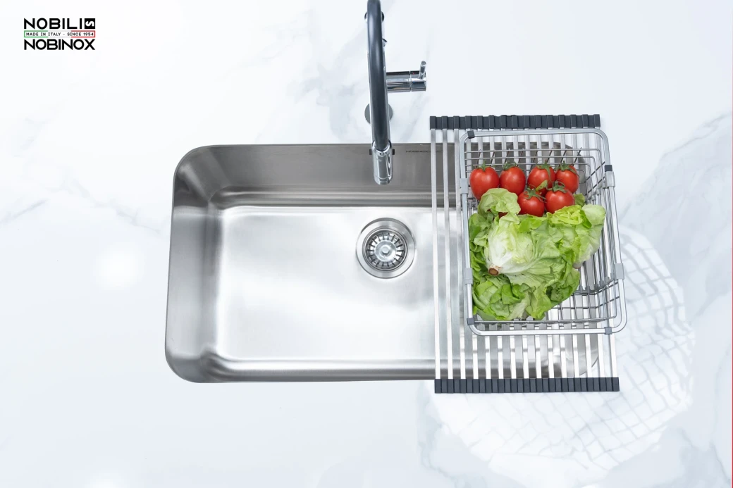 CHẬU RỬA BÁT 1 HỐ NOBINOX PURA NT622U... - image 8