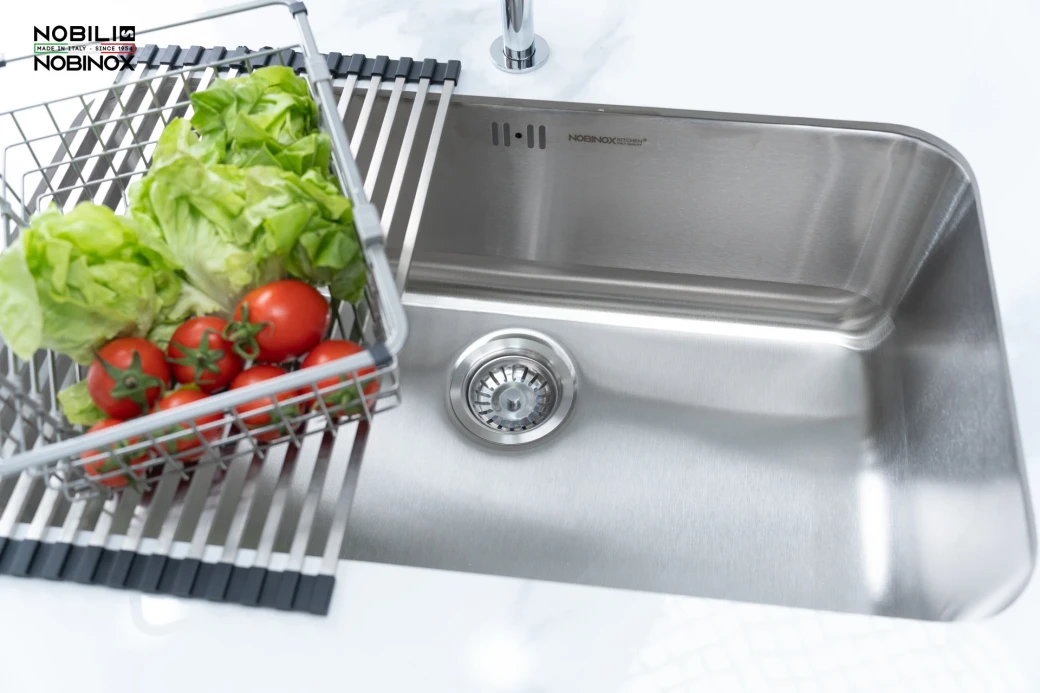 CHẬU RỬA BÁT 1 HỐ NOBINOX PURA NT622U... - image 6