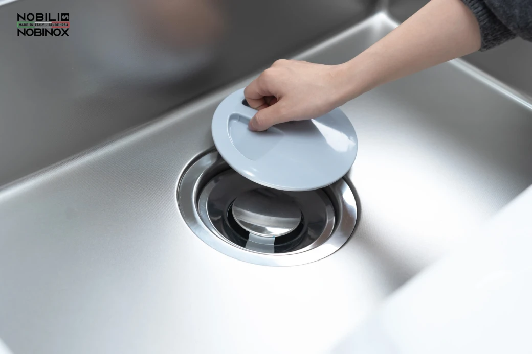 CHẬU RỬA BÁT 1 HỐ NOBINOX ROSA NN974DT... - image 4