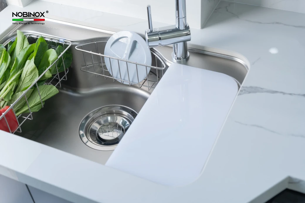 bồn rửa bát 1 hố NOBINOX ROSA NN975D