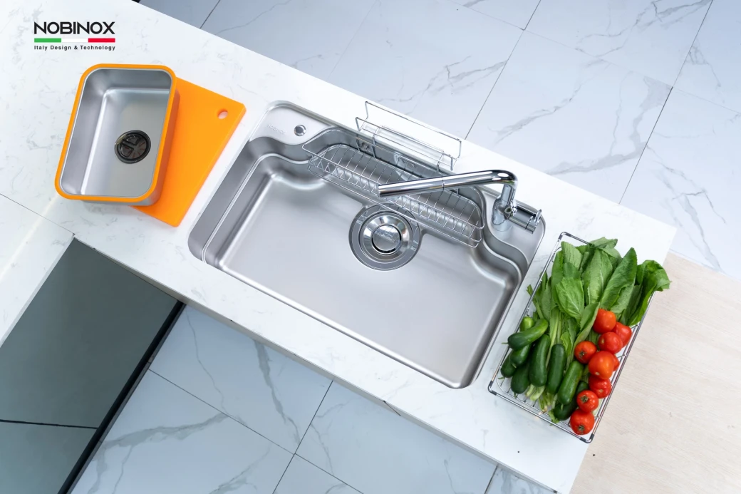 CHẬU RỬA BÁT 1 HỐ NOBINOX TASA NX8050... - image 1