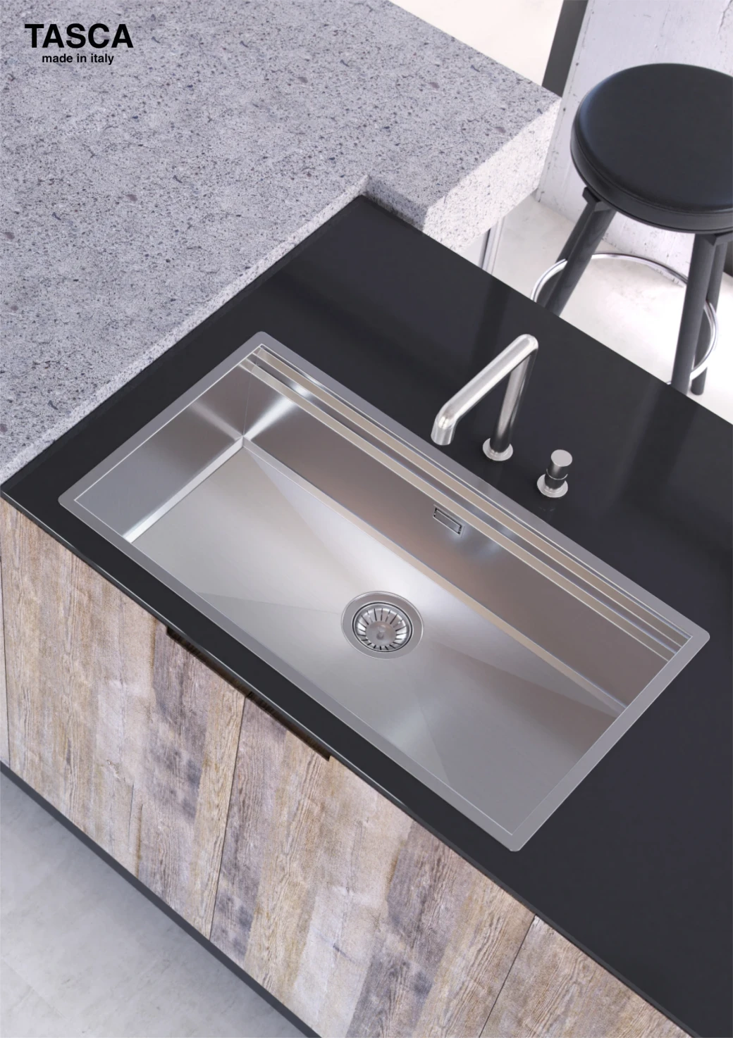 Điểm nổi bật: Đặc điểm nổi bật của chậu rửa bát 1 hố TASCA STEP NT644U