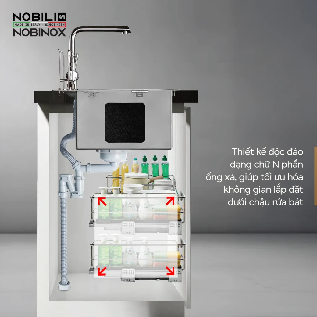 Giải pháp chống mùi đột phá từ Nobili - Nobinox