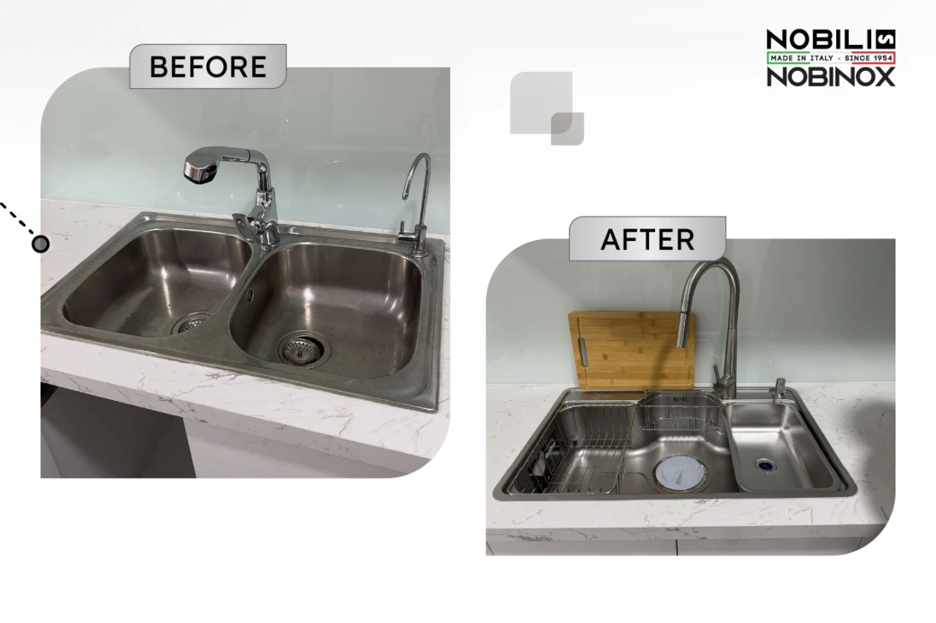 Ảnh thực tế sửa bếp dọn nhà