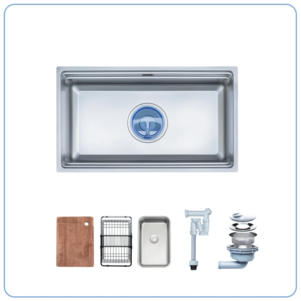 phụ kiện chậu rửa bát 1 hố NOBINOX LIRA NJ562D