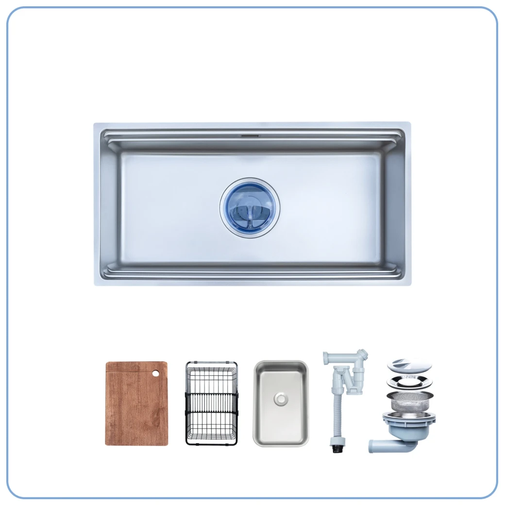 phụ kiện chậu rửa bát 1 hố NOBINOX LIRA NJ566D