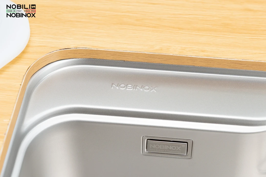 CHẬU RỬA BÁT 1 HỐ NOBINOX ROSA NN995D... - image 2
