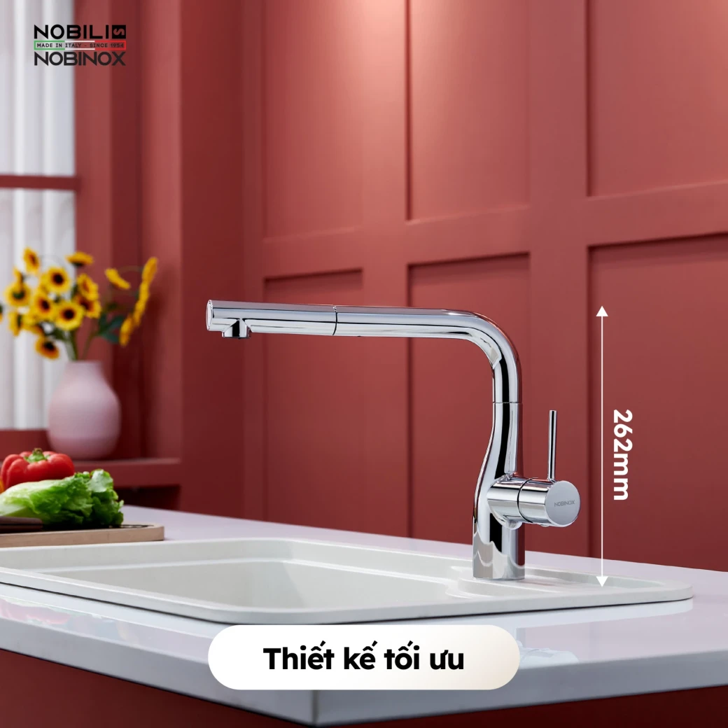 Điều gì khiến vòi rửa bát dây rút Nobinox JAPA NX9... - image 1
