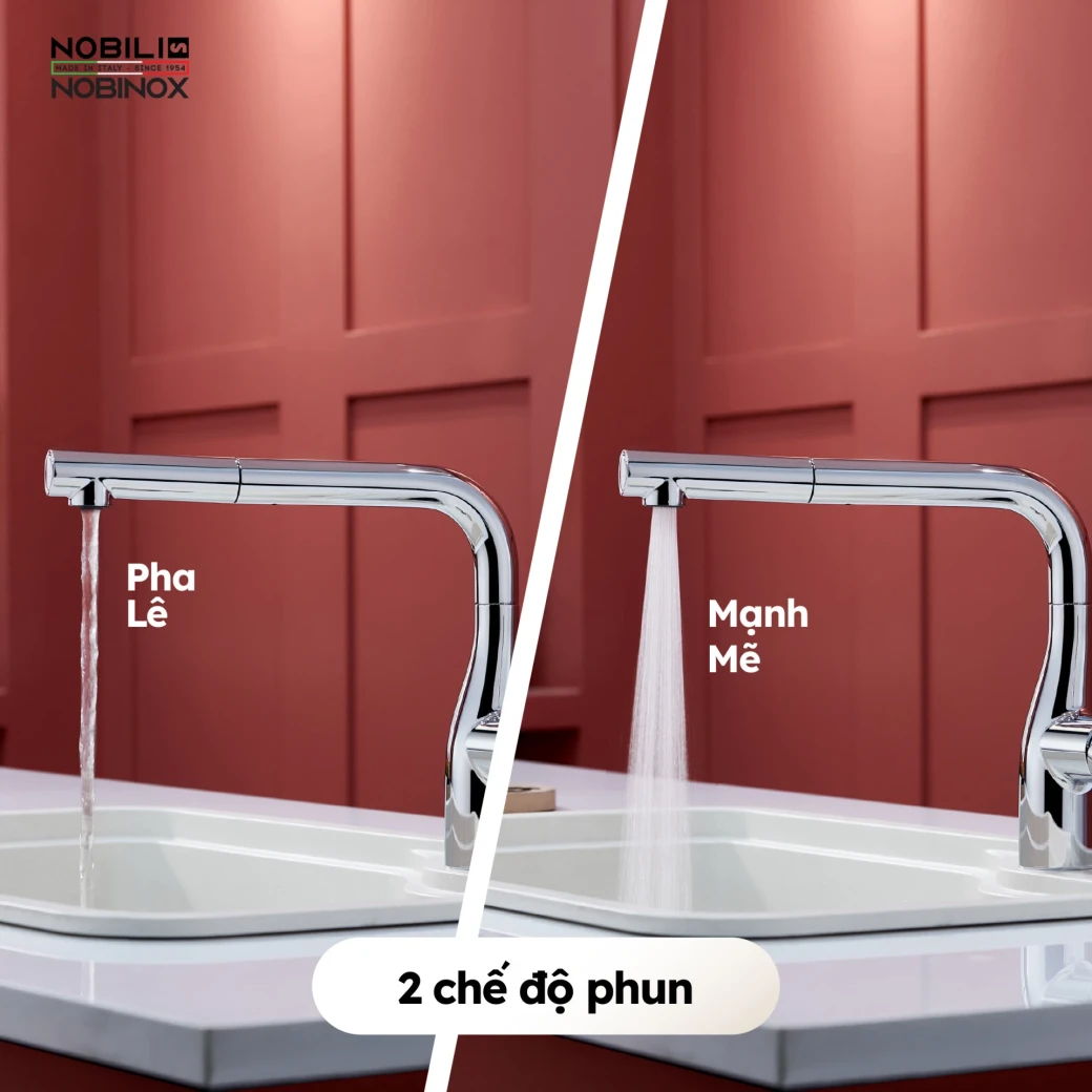 Điều gì khiến vòi rửa bát dây rút Nobinox JAPA NX9... - image 4