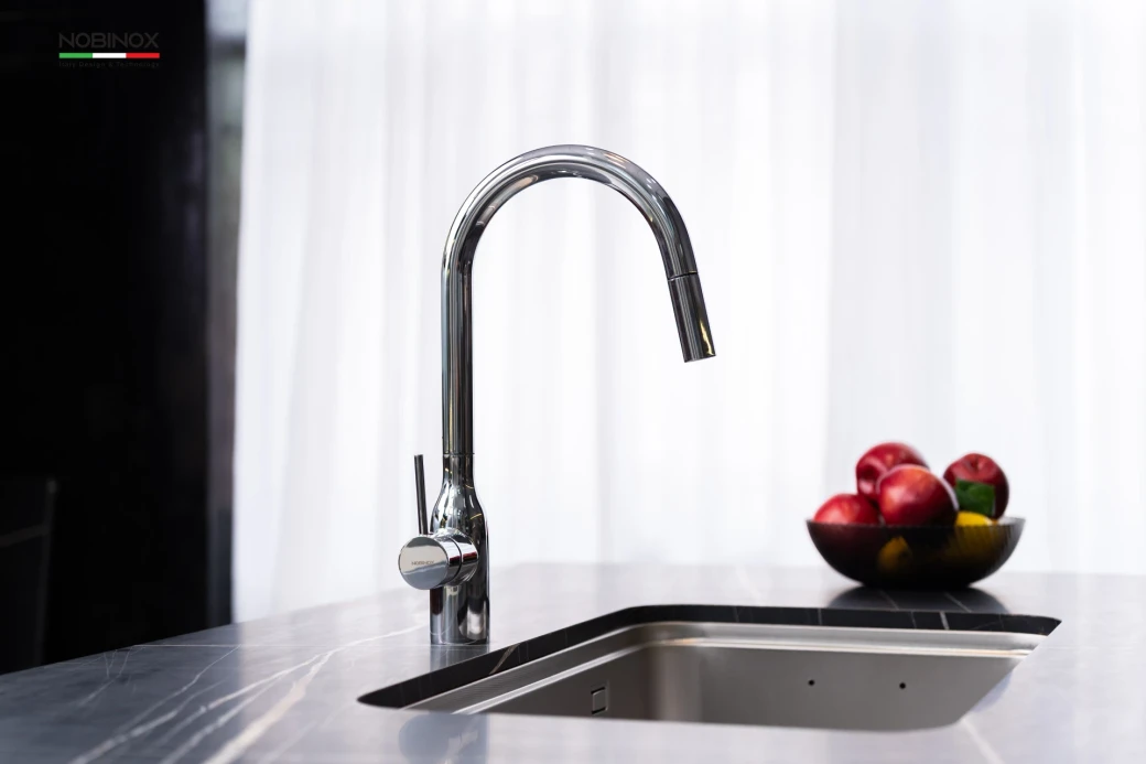 Nobinox ra mắt Series vòi rửa bát dây rút AQUA - 5... - image 3