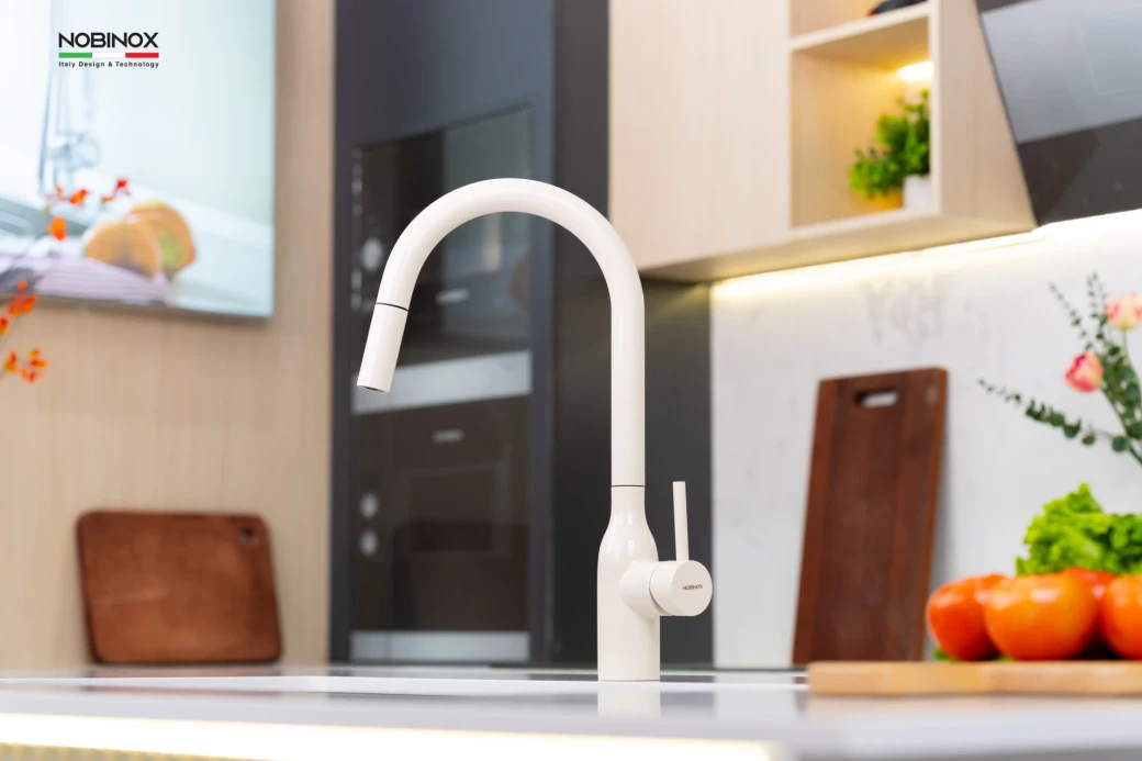 Nobinox ra mắt Series vòi rửa bát dây rút AQUA - 5... - image 4