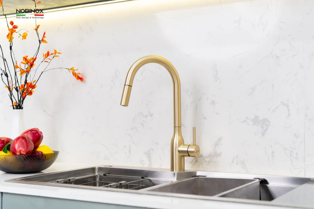 Bộ sưu tập vòi rửa bát NOBINOX AQUA ... - image 1