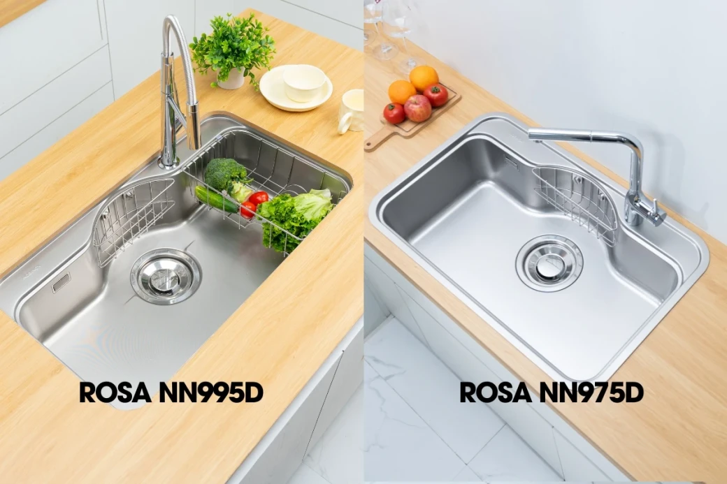 So sánh mã chậu ROSA NN975D và ROSA NN995D