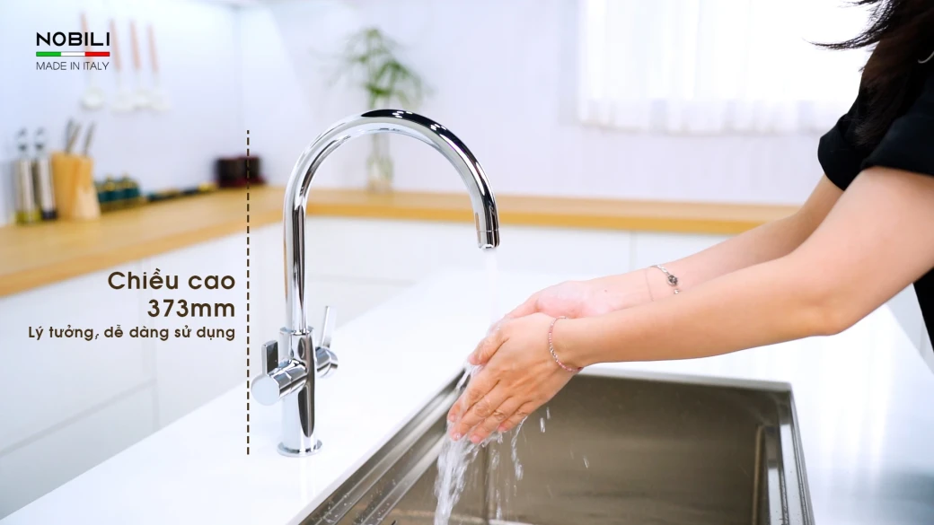 VÒI RỬA BÁT 3 ĐƯỜNG NƯỚC NOBILI SORA NB164... - image 3