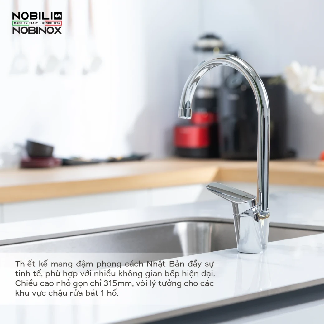 VÒI RỬA BÁT CẦN CỨNG NOBILI BLUES NB188... - image 2